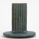 Roxy Klassik presents: Arne Bang.Model AB 133 - Candlestick in fluted stoneware with green-blue glaze. ...