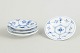 Royal Copenhagen Blue Fluted Plain set of four caviar ...