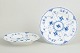 Royal Copenhagen Blue Fluted Half Lace two dinner plates.