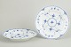 Royal Copenhagen Blue Fluted Half Lace two dinner plates.