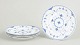 Royal Copenhagen Blue Fluted Half Lace set of four salad ...