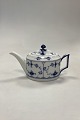 Danam Antik presents: Royal Copenhagen Blue Fluted Plain Oval Teapot No. 253