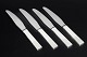 L'Art presents: Georg Jensen, set of four Parellel lunch knives.