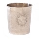 Aabenraa Antikvitetshandel presents: Silver cup made by Joducus Henricus Mundt, 1682-1702, Copenhagen.H: 8cm