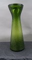 Antikkram presents: Large Hyacinth glasses in dark green glass with net pattern 22cm