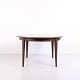 Osted Antik & Design presents: ound Dining Table Model 55 by Omann Jun in Rosewood with Extension Leaves, ...