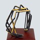 Anette Kræn; Silver bangle partially gold-plated