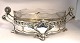 Lundin Antique presents: C.G.Hallberg, Sweden. Large jardinere of silver with glass insert (830). Length 46 cm. ...