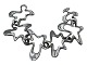 Georg Jensen silverWide Splash bracelet