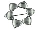 Hans Hansen sterling silverHeart brooch