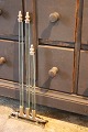 K&Co. presents: Old French wall-mounted towel holder in chrome and glass rods with a fine patina...