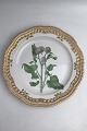 Royal Copenhagen Flora Danica Plate with pierced border ...