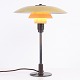 Osted Antik & Design presents: Poul Henningsen Table Lamp Model PH 3½/2½ with Yellow Metal Top Shade for Louis ...