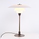 Osted Antik & Design presents: Poul Henningsen Table Lamp Model PH 4/3 in Burnished Brass for Louis Poulsen, 1930s
