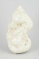Christina Muff, Danish contemporary ceramicist (b. 1971). Large hand modeled, organic shaped, vessel with a pointed top.