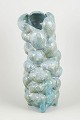 L'Art presents: Christina Muff, Danish contemporary ceramicist (b. 1971). Tall hand modeled stoneware vessel.