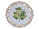 Antik K presents: Flora DanicaFruit plate with goose berry and pierced border 22.5 cm. #3554