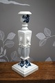 K&Co. presents: Lion candlestick in Blue Flower from Royal Copenhagen, with lion heads on the side...