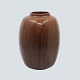 Arne Bang; Stoneware vase with red and brown glaze