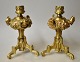 Pegasus – Kunst - Antik - Design presents: Pair of French bronze candlesticks, 19th century.