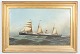 L'Art presents: Antonio Jacobsen, marine painting, listed Danish-American artist.