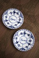 2 pieces of old Blue Fluted Half Lace small plates from ...