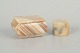 Italian alabaster, boxes from the 1940s.