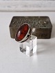 Karstens Antik presents: N.E.From vintage ring in sterling silver with oval amber pearl