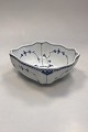 Danam Antik presents: Royal Copenhagen Blue Fluted Half Lace Square Salad Bowl