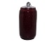 Antik K presents: Royal Copenhagen art pottery by artist Jais NielsenVase with oxblood glaze and a silver lid