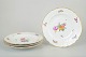 L'Art presents: Royal Copenhagen Saxon flower, set of four dinner plates.