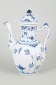 L'Art presents: Royal Copenhagen Blue Fluted Plain coffee pot.
