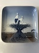 Antik Huset presents: Bing & Grondahl Square dish Stork's Nest.Decoration No. 9542-455 or 583-455
