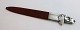Lundin Antique presents: Letter knife with dog head motif in silver. (830). Length 20.2 cm