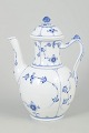 L'Art presents: Royal Copenhagen Blue Fluted Plain, coffee pot.