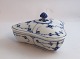 Lundin Antique presents: Royal Copenhagen. Blue fluted, plain. Triangular lidded dish. Model 321. Length 13 cm. ...