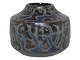 Antik K presents: Bing & Grondahl art potteryMiniature TEST vase with great glaze by Cathinka Olsen