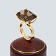 Antik Damgaard-Lauritsen presents: Ulla Kampmann; Ring in 14k gold set with a topaz