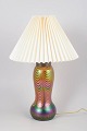 L'Art presents: Wilhelm Kralik & Sohn table lamp with Le Klint shade.