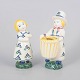 L'Art presents: Aluminia, two figures – “Little Sister” and “Cousin” children’s aid figures.