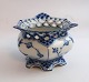 Lundin Antique presents: Royal Copenhagen. Blue fluted, full lace. Sugar Bowl. Model 1113. (1 quality). Height ...
