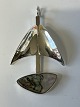 Antik Huset presents: Sterling Silver Abalone PendantLength 6 cm.