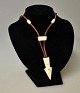 Pegasus – Kunst - Antik - Design presents: Greenlandic necklace with bone jewelry, 20th century.