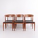 Osted Antik & Design presents: Set of 6 Scandinavian Teak Dining Chairs by Uldum Møbelfabrik