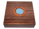 Antik K presents: Alfred KlitgaardSquare and large lidded rosewood box with Bodil Eje enamel
