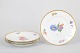 L'Art presents: Royal Copenhagen Saxon Flower, set of four lunch plates model 627/8550.