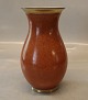 Klosterkælderen presents: 212-2782 RC Vase 18 cm red, grey & gold Craquelé, Royal Copenhagen (Crackelure)