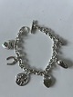 Round Anchor Bracelet with charms in sterling ...