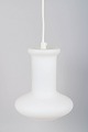 L'Art presents: Holmegaard, white opaline glass ceiling lamp.