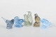 Paul Hoff for Kosta Boda, set of five bird figurines.